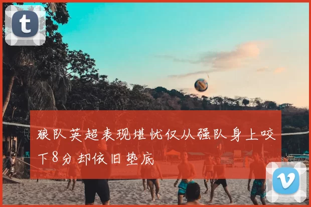 狼队英超表现堪忧仅从强队身上咬下8分却依旧垫底