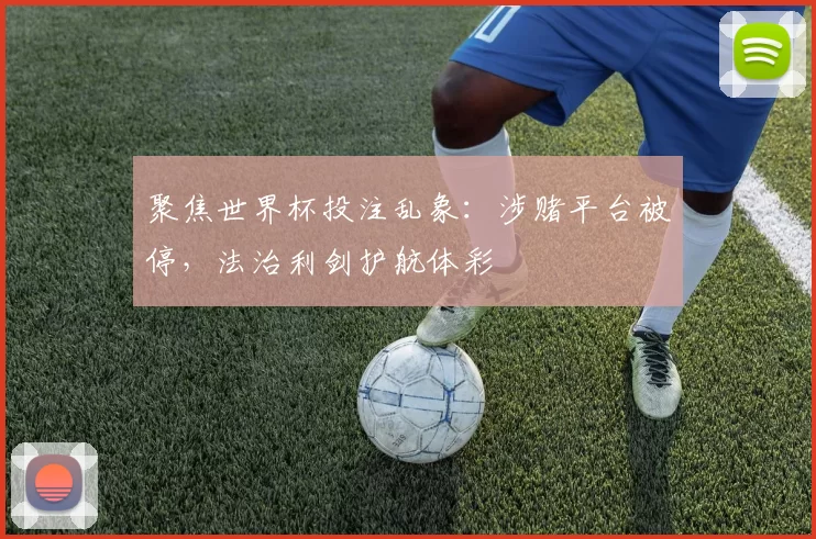 聚焦世界杯投注乱象:涉赌平台被停,法治利剑护航体彩
